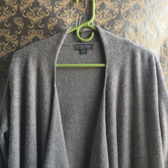 Barefoot Dreams CozyChic Lite Calypso Waterfall Open Cardigan - Size 1X Plus - Picture 10 of 11